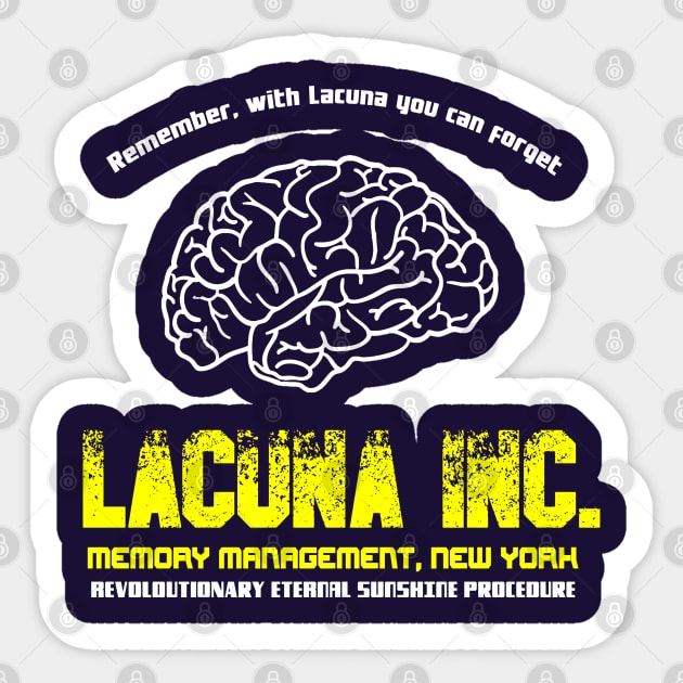 Lacuna Inc. Sticker by NineBlack